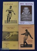Huddersfield Rugby League Brochures/Booklets (4): Johnny 1947-1955, Ted Slevin 1951-1962, Peter