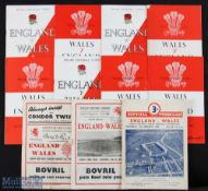 1947-1963 Wales & England Rugby Programmes (11): From the year of the big freeze to the year of