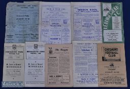 1950-1955 Aylesbury United programmes from the early 1951-55, 1951-2 Berkhamstead Town, 1952-3