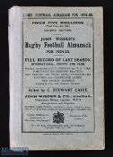 Scarce 1924-25 Wisden Rugby Football Almanack: Second edition of a run of just three seasons. All