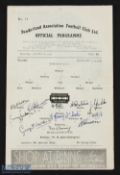 1946/47 Autographed Sunderland v Middlesbrough Div. 1 programme 15 March 1947, 4 pager; fair. (1)