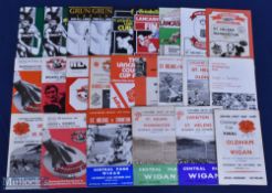 1959-91 Lancashire Rugby Lge Cup Final Programmes (26): All within a binder