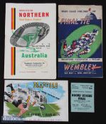 1948 Bradford N v Wigan Rugby League Cup Final Programme etc (5): Booklet & Ticket, plus a 1978