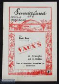 1949/50 Sunderland v Manchester Utd Div. 1 match programme 18 February 1950 at Roker Park; fair/