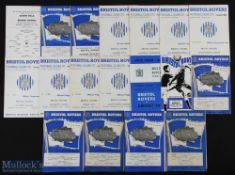 Selection of Bristol Rovers home match programmes 1954/55 Portsmouth (FAC), 1958/59 Charlton