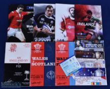 1972-2016 Wales Rugby Programmes & Tickets: To include Wales v Scotland 5th Feb 1972, Wales v France