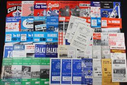 Collection of Rangers programmes including big matches: Scottish Cup final 1964 Dundee, 1966 Celtic,