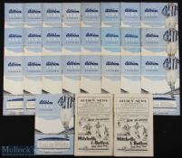 Selection of West Bromwich Albion home programmes 1950/51 Portsmouth, 1951/52 Portsmouth, 1953/54
