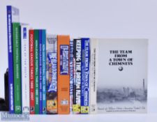 Collection of books to include Oldham Athletic 1899-1988 complete record (Breedons), 1895-1995