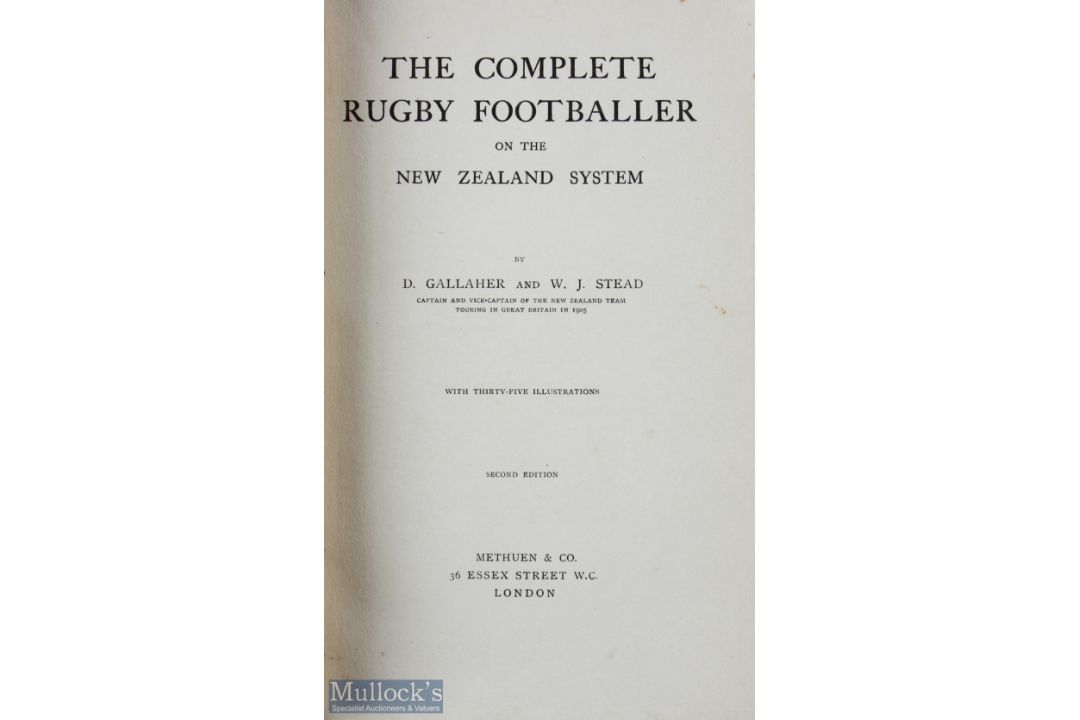 Famous Scarce Early Rugby Book, 1905 All Blacks: The classic 1906 volume (2nd edition), The Complete - Image 2 of 2