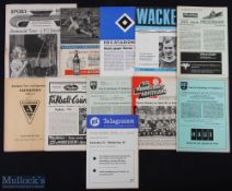 Selection of German club programme issues to include 1950 Alemannia Aachen 50 years celebration