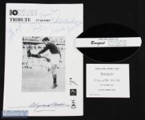 Tribute to Rugby Springbok Keith Oxlee (3): 27/10/89 12ppA4 brochure with menu, articles and auction