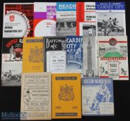Selection of Manchester City away match programmes 1946/47 Barnsley, 1947/48 Bolton Wanderers,