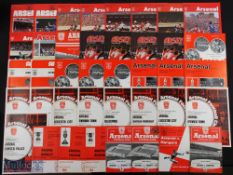 Selection of Arsenal home match programmes 1936/37 Sheffield Wednesday (ph), 1947/48 Bradford PA (