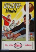 1961/62 Gothenburg Alliance v Arsenal tour match programme 8 May 1962; good. (1)