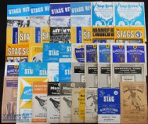 Selection of Mansfield Town home programmes 1951/52 York City, 1952/53 Nottingham Forest (FAC),