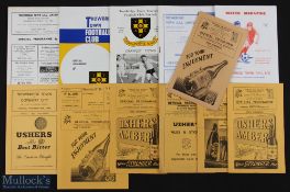 Selection of Trowbridge Town programmes 1948/49 Bath City res (tear), 1950/51 Dorchester Town,