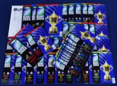 2003 Rugby World Cup Programmes: A complete set of 50 official match programmes, to include all pool