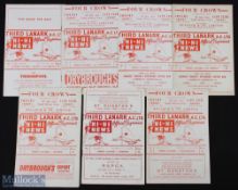 Third Lanark home match programmes 1957/58 Morton (SLC) 1958/59 Kilmarnock (December-postponed),