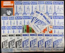 Selection of Blackpool home programmes 1949/50 Fulham, 1951/52 Chelsea, Portsmouth, 1954/55