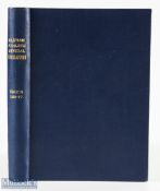 1976/77 Bound Volume (dark blue, gold lettering) of Oldham Athletic match programmes Div. 2 plus