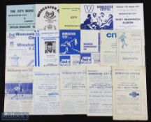 Selection of Worcester City home match programmes 1951/52 Barry Town, 1953/54 Notts. County (
