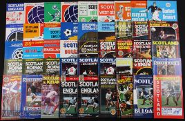 Selection of Scotland home international match programmes 1956 England, 1958 England, 1960