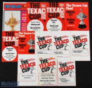 1972/73 Texaco competition programmes Coventry City v Motherwell, Dundee v Norwich City, Dundee