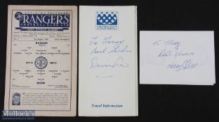 1947/48 Rangers v Celtic programme Scottish League Cup 9 August 1947 at Ibrox; tiny fold, o/wise