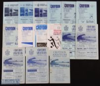 Selection of Croydon Amateurs FC home programmes 1953/54 Molesey (Surrey Charity Cup) (ph), 1962/