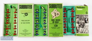 Subbuteo Heavyweight Football Teams, ref 2 in original box 41, and a lightweight ref c100