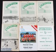 Selection of Floriana FC (Malta) home programmes 1952/53 Hamrun Spartans, 1953/54 Hamrun Spartans,