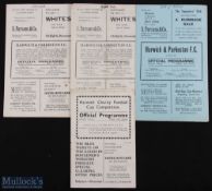 Pre-war Harwich & Parkeston home programmes 1934/35 Hook of Holland (friendly), 1935/36 v Thetford