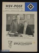 1959/60 Tour match Hamburg SV v Manchester United 12 August 1959, HSV-POST issue (featuring Albert