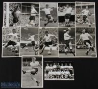 1960/61 'The Star' souvenir b&w photos of the Tottenham Hotspur Double Season players to include