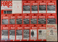 Selection of Nottingham Forest home programmes 1953/54 Leicester City, 1956/57 Blackburn Rovers,