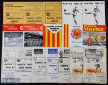 Partick Thistle home match programmes 1951/52 Motherwell, 1952/53 Clyde (poor), 1953/54 Clyde (SLC),