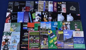 1977-2009 FA Cup Programmes and a 1956 programme, to include replays a large selection with a couple