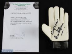 Alex Stephey Signed Goalkeeper Umbro Glove Manchester United FC Interest, 1966-1978 433 Manchester