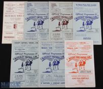 Selection of Bletchley Town FC home programmes 1959/60 Hoddesdon Town, 1961/62 Shefford Town, 1962/