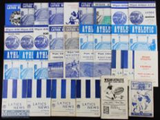 Selection of Wigan Athletic home programmes 1951/52 Witton Albion (FAC), 1957/58 Mansfield Town (