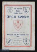 Rare 1910 Northern Rugby Football Union Official Handbook: Inc the Australian and New Zealand tour -
