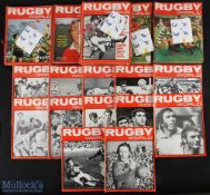1970-1976 Rugby World Magazines (Qty): Every copy of the World's No. 1 Rugby magazine from Oct 70-