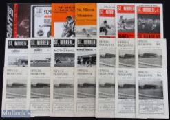 St Mirren home match programmes 1955/56 Kilmarnock (SLC), Rangers, 1957/58 Aberdeen, 1958/59