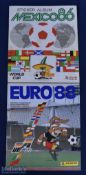 Panini Mexico 1986 Football sticker, plus a Euro 88 a complete album in fair-good condition