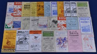Bradford Northern Rugby League Away Programmes (27): from the 1954-55(16) & 55-6(11) seasons,