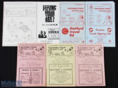 Non-League Thetford Town home programmes 1955/56 Beccles, 1960/61 Cromer, 1961/62 CNSOBU, 1962/63