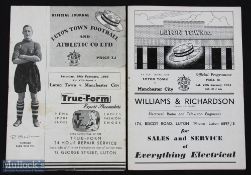 Manchester City away match programmes 1954/55 Luton Town (FAC), 1960/61 Luton Town (FAC) 28