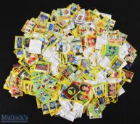 1987 Panini Football Sticker, a loose collection of 100s in need of sorting - does not include
