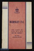 1946/47 Burnley official photographic handbook 